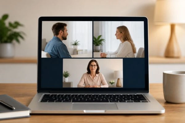 Image of online shuttle mediation Bracknell